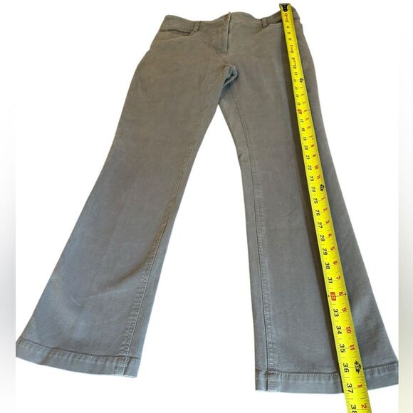 Eileen Fisher Cotton Stretch Chino Pants Bootcut Taupe Gray Womens Size XS - Picture 7 of 9